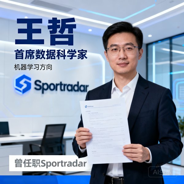 王哲 首席数据科学家 机器学习方向，曾任职Sportradar